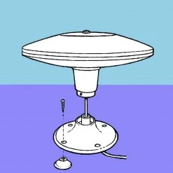 Vision Plus Status 350 Omni-Directional Antenna with VP2 TV Amplifier -Cheap Electrical Store 04 2085.3 54081.1633448101