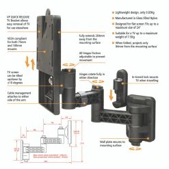 Vision Plus TV Wall Mounting Caravan & Motorhome Brackets -Cheap Electrical Store 07 5170.15 scaled 43934.1631884471