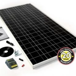 PV Logic 120w Motorhome Solar Panel Kit with Charge Controller