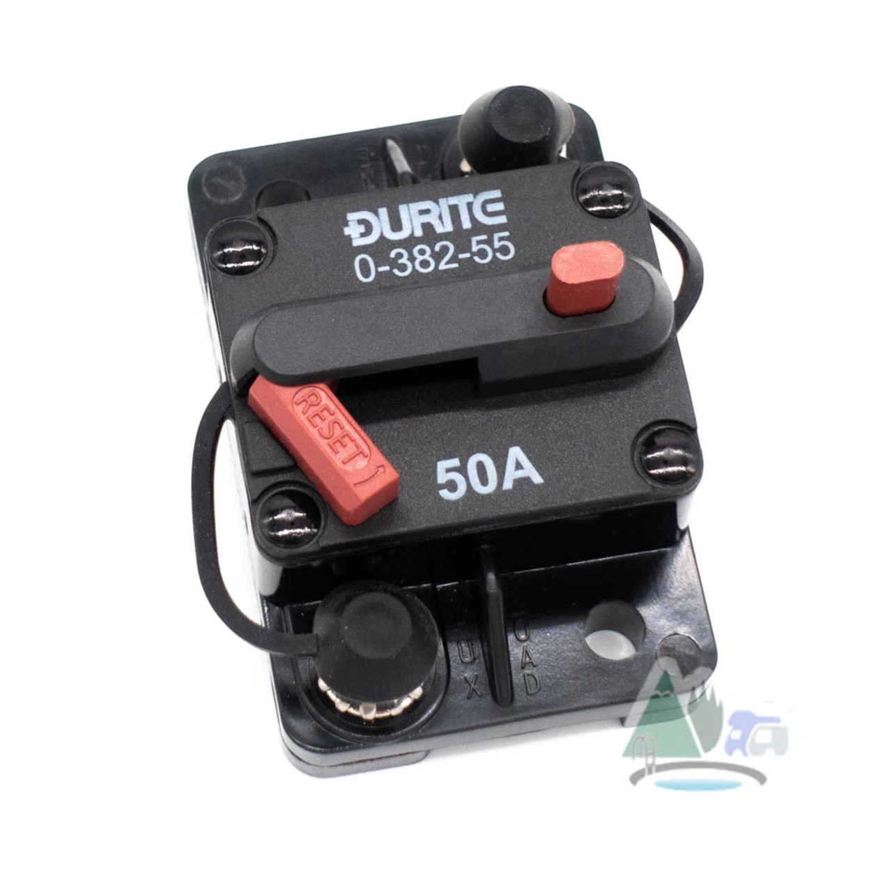 Durite 50A Flush Mount Circuit Breaker 12/24v 4 Durite 50A Flush Mount Circuit Breaker 12/24v - Image 2