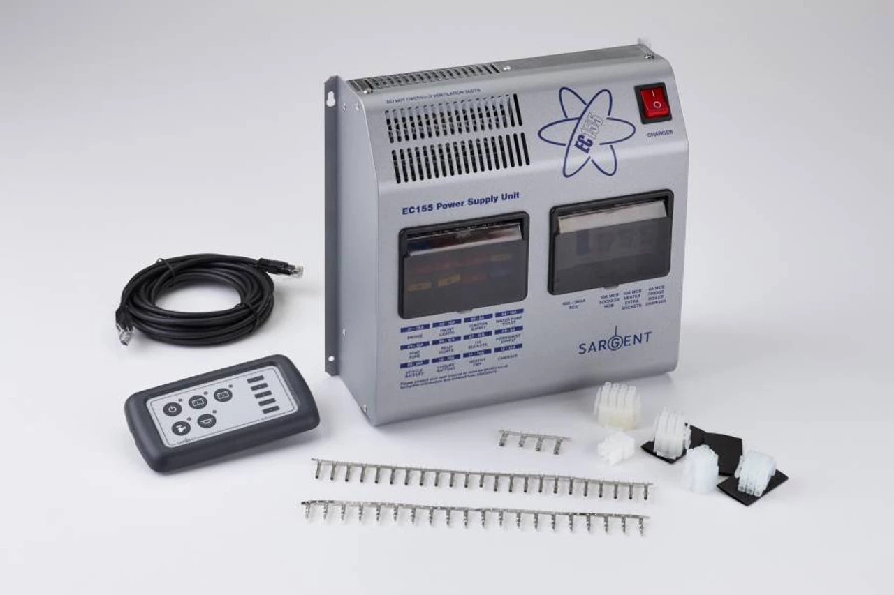 Sargent EC155 / EC50 Motorhome Campervan Conversion Power Supply Including Connector Kit 3 Sargent EC155 / EC50 Motorhome Campervan Conversion Power Supply Including Connector Kit
