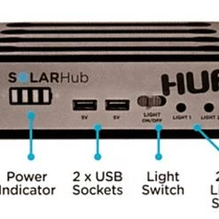 HUBi 2K Power and Lighting System Caravan Solar Hub Kit 8 HUBi 2K Power and Lighting System Caravan Solar Hub Kit -Cheap Electrical Store HUBI SOCKETS 35147.1422375423