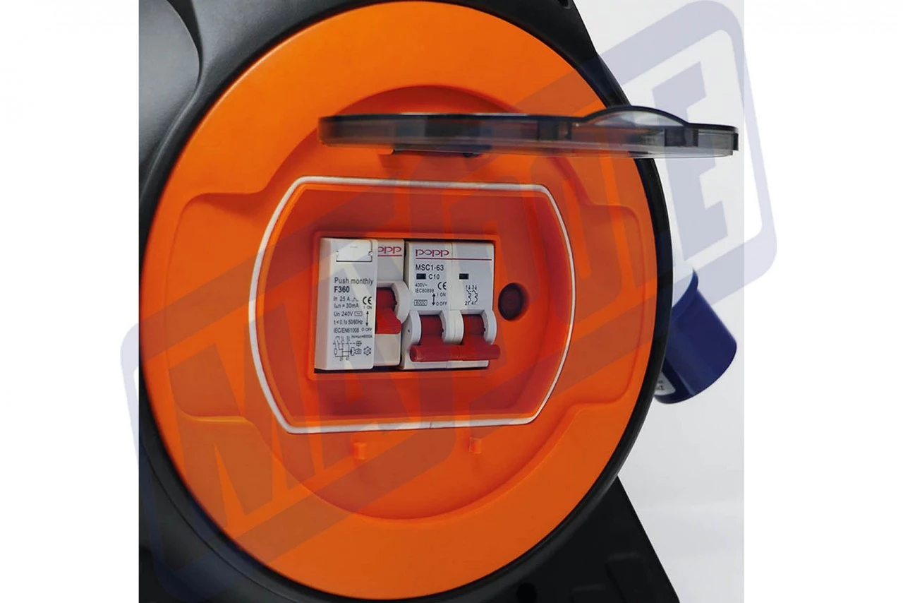 15m Roller Mains Unit Camping Hook Up with LED light 6 15m Roller Mains Unit Camping Hook Up with LED light - Image 4