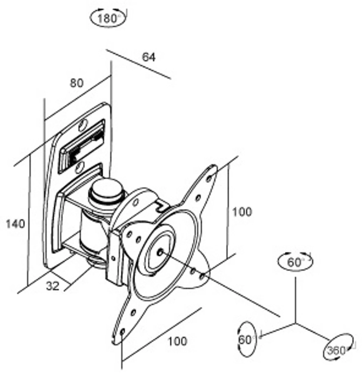 Svensen SV7 Wall Mount LCD/LED Quick Release TV Bracket 4 Svensen SV7 Wall Mount LCD/LED Quick Release TV Bracket - Image 2