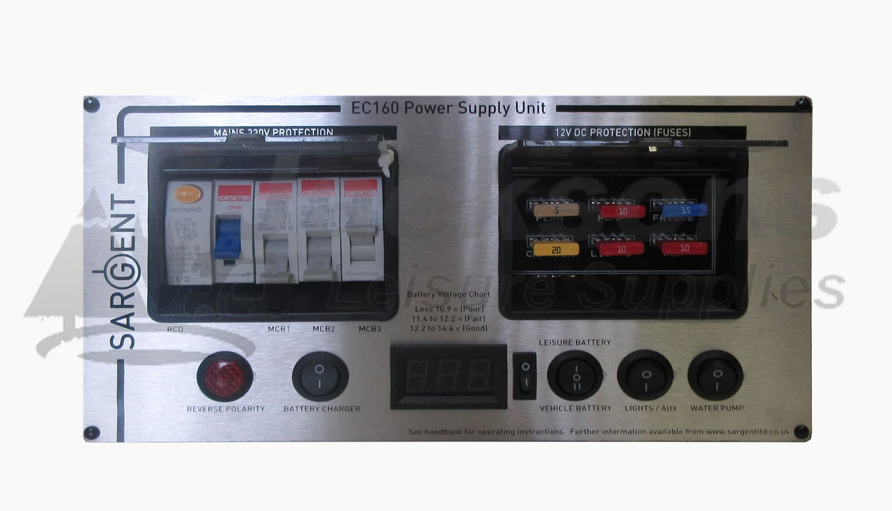 Sargent PMS EC160 Camper Van Power Supply Unit 5 Sargent PMS EC160 Camper Van Power Supply Unit - Image 3