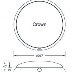 Lumo LED 28 Crown Chrome Caravan Motorhome 12 Volt Ceiling Light 6 Lumo LED 28 Crown Chrome Caravan Motorhome 12 Volt Ceiling Light -Cheap Electrical Store lumo crown diagram 96087.1418141676