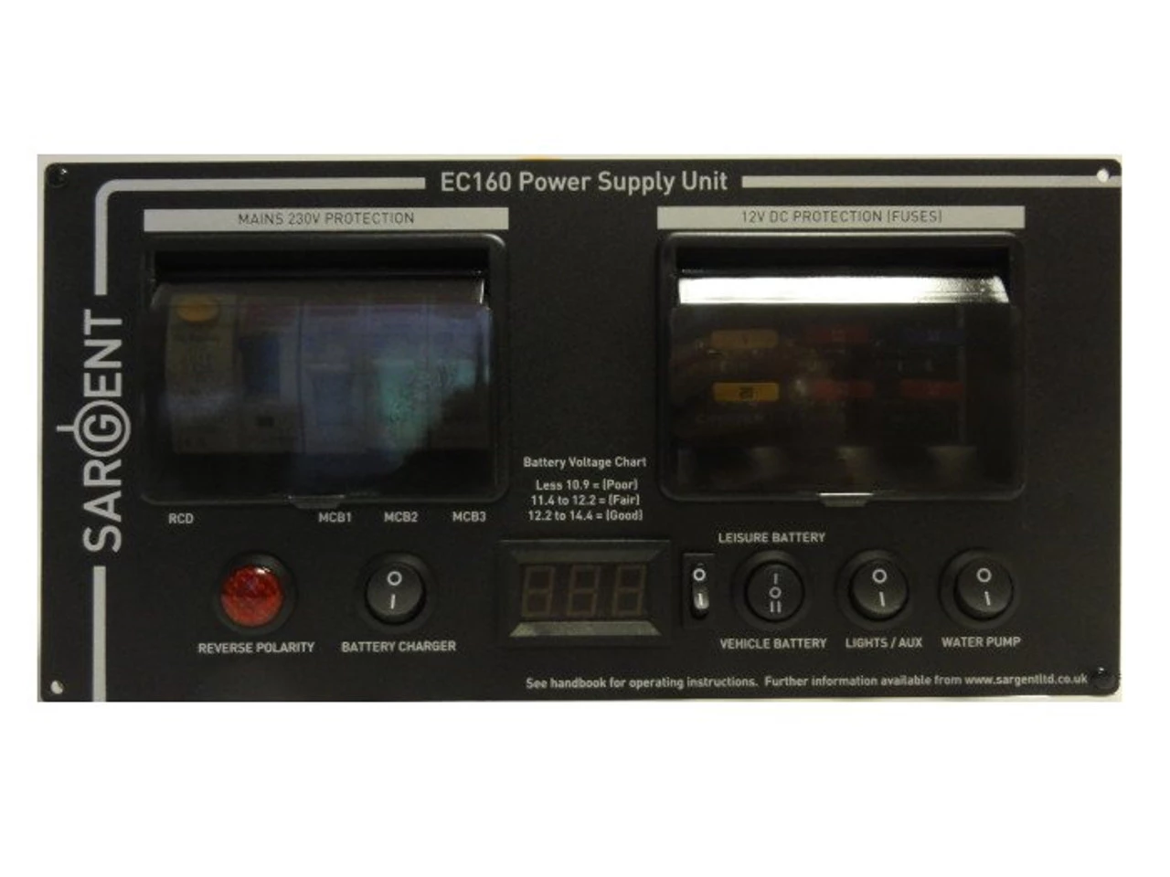 Sargent PMS EC160 Camper Van Power Supply Unit 3 Sargent PMS EC160 Camper Van Power Supply Unit