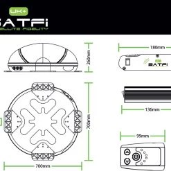 Sat-Fi UK + Fully Automatic Caravan Campervan and Motorhome Satellite Dome 11 Sat-Fi UK + Fully Automatic Caravan Campervan and Motorhome Satellite Dome -Cheap Electrical Store satfi3 08283.1534779710