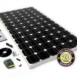PV Logic 200w Motorhome Solar Panel Kit with 15 amp MPPT Charge Controller